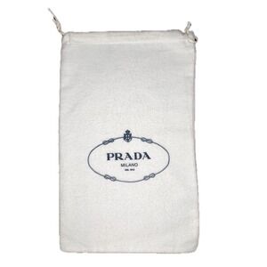 PRADA Vintage Authentic Milano Dust Cover Bag Pouch Drawstring 13.7/8" X‎ 8.5/8"